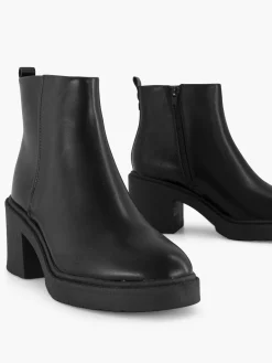 Black Platform Ankle Boot