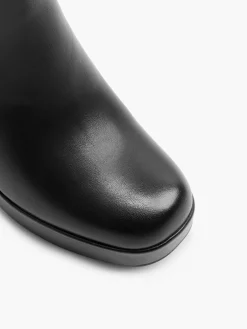 Black Platform Chelsea Boot
