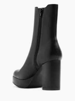 Black Platform Chelsea Boot