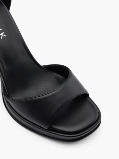 Black Platform Heel with Ankle Strap