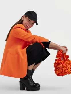 Black Platform Heeled Ankle Boot