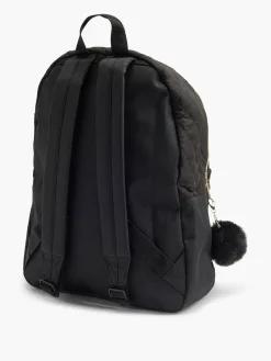 Black Quilted Backpack