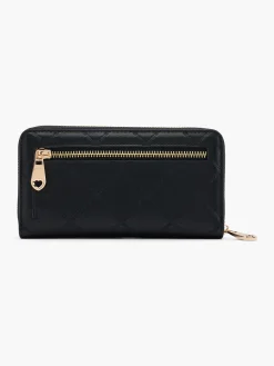 Black Quilted Catwalk Wallet