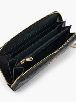 Black Quilted Catwalk Wallet