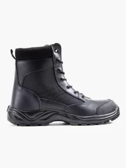 Black Safety Toe Cap Boot