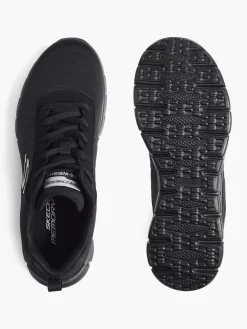 Black Skechers VIM Lace-up Trainers