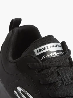 Black Skechers VIM Lace-up Trainers