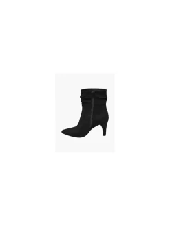 Black Stiletto Heeled Ankle Boots
