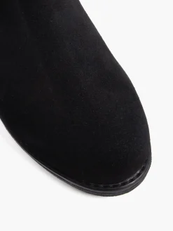 Black Suede Classic Ankle Boot