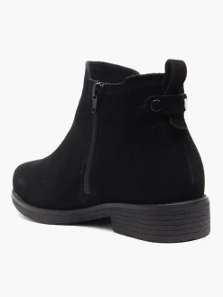 Black Suede Classic Ankle Boot