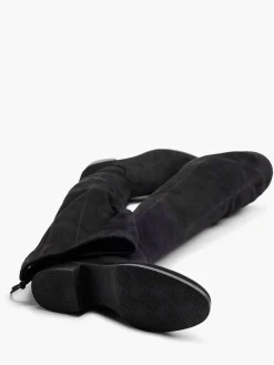 Black Tall Long Leg Boot