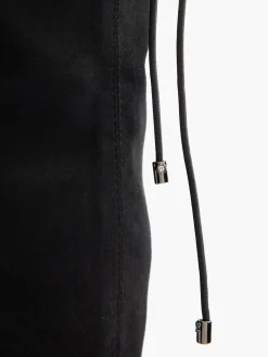 Black Tall Long Leg Boot