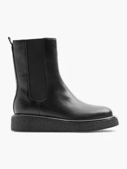 Black Tall Platform Chelsea Boot