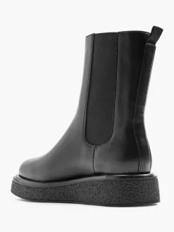 Black Tall Platform Chelsea Boot