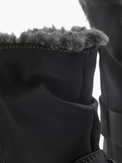 Black Warm Lined Comfort Boots