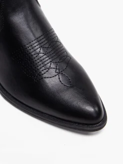 Black Western Long Leg Boot