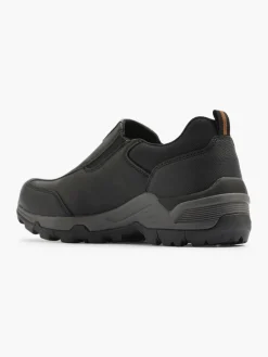 Black/Grey Casual Slip On Shoe