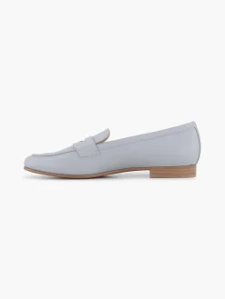 Blue Flat Panelled Loafer