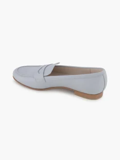 Blue Flat Panelled Loafer