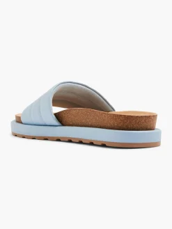 Blue Padded Sandal with Matching Sole