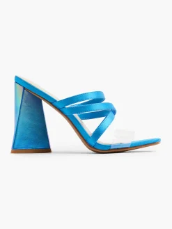 Blue Strapped Mule