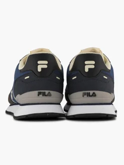 Blue/Brown Lace Up Trainers