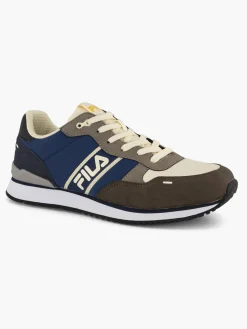Blue/Brown Lace Up Trainers