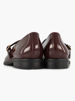 Bordeaux Patent Ballerina