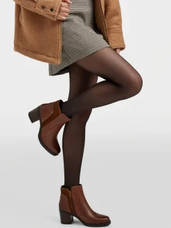 Brown Leather Classic Ankle Boot