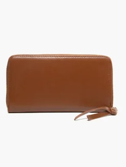 Brown Whipstitch Detail Purse