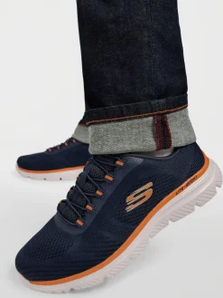 Burns 2.0 Skechers Navy/Orange Trainers