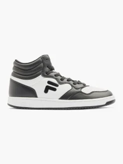 Court Mid White/Black Trainers