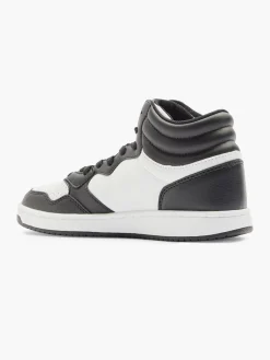 Court Mid White/Black Trainers