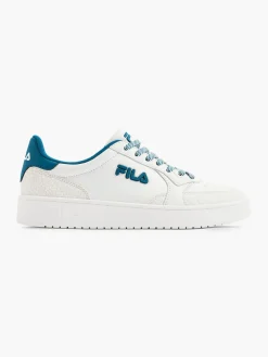 Court Off White/Navy Trainers