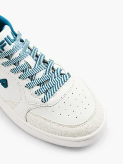 Court Off White/Navy Trainers