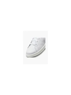 Court Royale 2 Mid White Lace-up Trainer