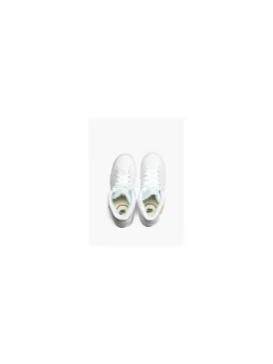 Court Royale 2 Mid White Lace-up Trainer