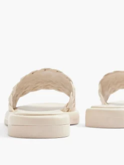 Cream Braided Detail Sandal