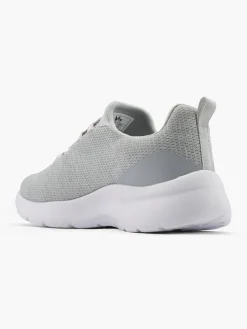 Cyclone Grey/White Slip On Trainers