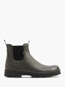 Dark Grey Slip On Boots