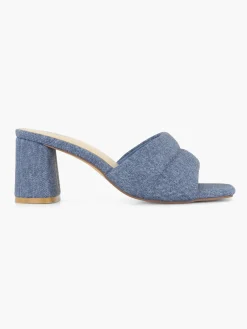 Denim Padded Mule