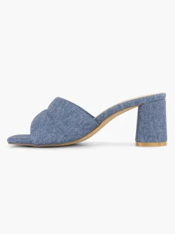 Denim Padded Mule