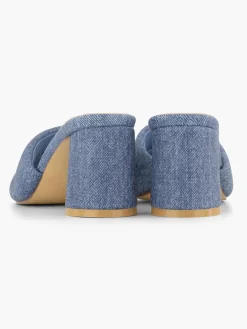 Denim Padded Mule