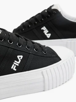 Fila New Black Canvas Platform Lace-up Trainer
