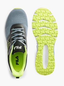 Fila New Black/Blue/Yellow Lace-up Running Trainer