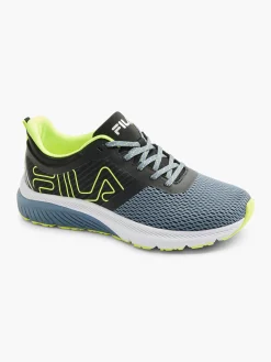 Fila New Black/Blue/Yellow Lace-up Running Trainer