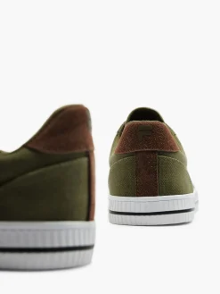 Fila New Green Canvas Lace-up Trainer