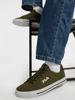 Fila New Green Canvas Lace-up Trainer