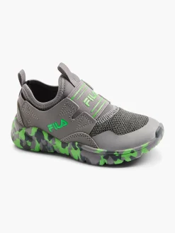 Fila New Toddler's Grey/Green Camouflage Slip-on Trainer