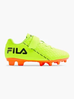 Fila New Yellow/Orange Junior Velcro Football Boot